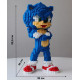 Конструктор Сонік 32 см 1900 деталей із блоків 3D Magic Blocks "Sonic the Hedgeh" Блокові конструктори
