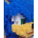 Конструктор Сонік 32 см 1900 деталей із блоків 3D Magic Blocks "Sonic the Hedgeh" Блокові конструктори