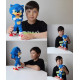 Конструктор Сонік 32 см 1900 деталей із блоків 3D Magic Blocks "Sonic the Hedgeh" Блокові конструктори