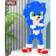 Конструктор Сонік 32 см 1900 деталей із блоків 3D Magic Blocks "Sonic the Hedgeh" Блокові конструктори