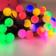 Гирлянда Шарики USB LED 5 м, 50 лампочек, 8 режимов разноцветная | Светящаяся гирлянда для декора из цветных шариков