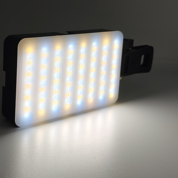 Портативний RGB відео світло на акумуляторі для телефону | Накамерний кишеньковий відео світло | Фітолампа