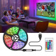 Світлодіодна стрічка 5м різнокольорова RGB+USB