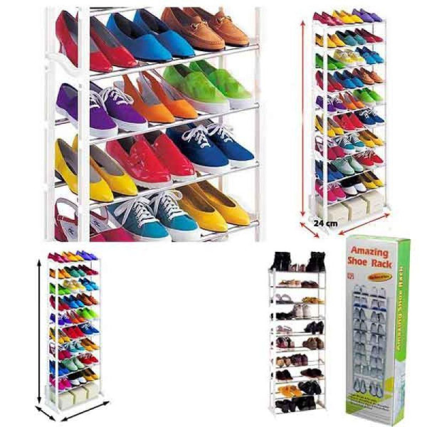 Органайзер полиця для взуття на 30 пар 10 полиць Amazing shoe rack