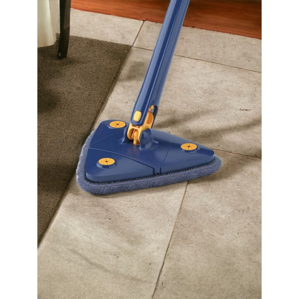 Трикутна швабра з автоматичним відтискачем Синя Multi function mop 360 градусів Багатофункціональна