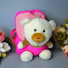 Дитячий рюкзак з іграшкою "Teddy" Рожевий