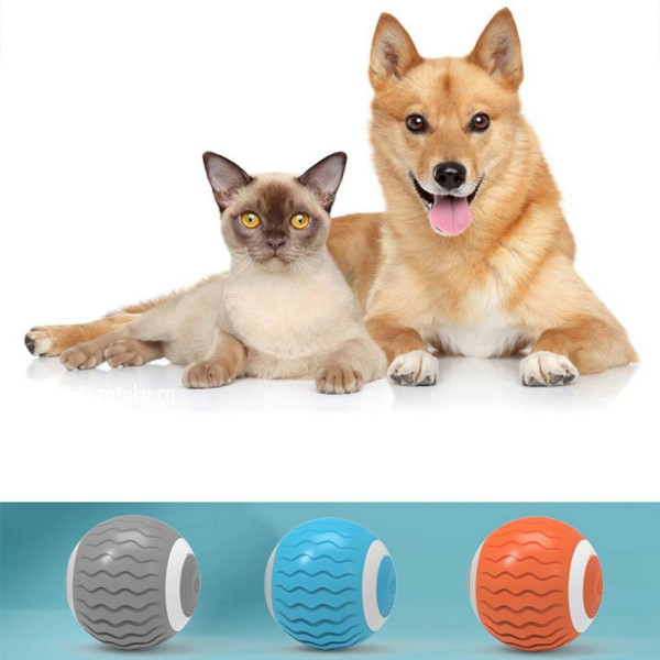 Інтерактивна іграшка обертова кулька Pet Gravity для кішок і собачок, розумний м'ячик дразилка на акумуляторі