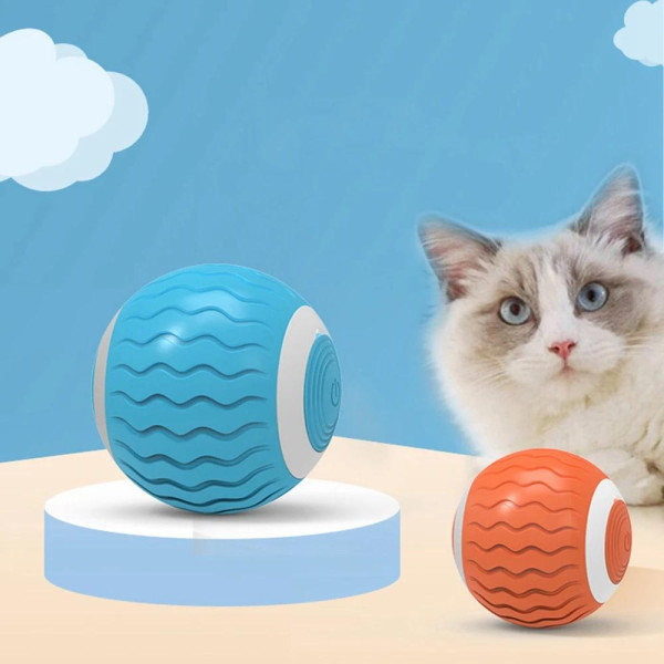 Інтерактивна іграшка обертова кулька Pet Gravity для кішок і собачок, розумний м'ячик дразилка на акумуляторі