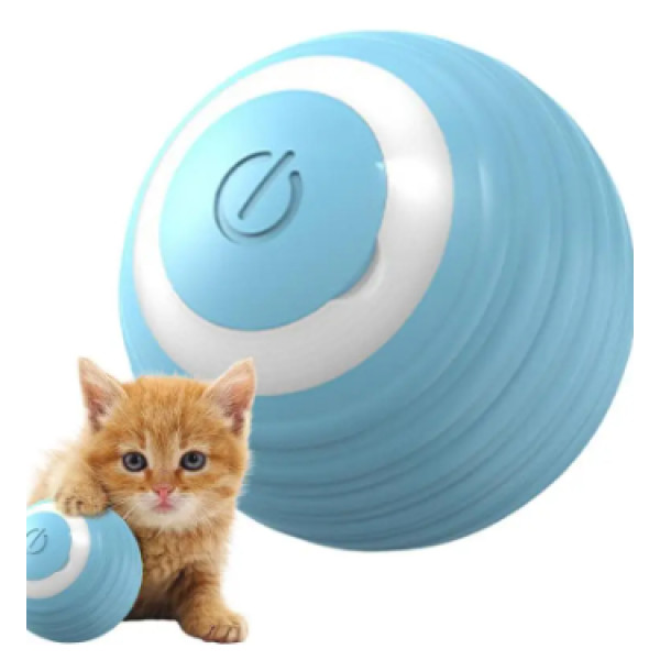 Інтерактивна іграшка обертова кулька Pet Gravity для кішок і собачок, розумний м'ячик дразилка на акумуляторі