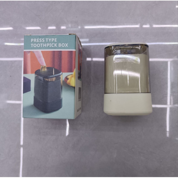 Подставка для зубочисток автоматическая Press TYPE Toothpick box органайзер  диспенсер на кухню держатель