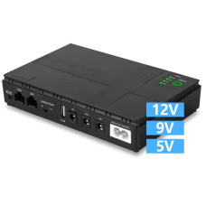 UPS для Wi-Fi роутера DC1018P 10400 Mah Упс Міні Ібп 5 9 12 V Павербанк для роутера 12 вольтів