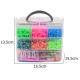 Великий набір гумок для плетіння браслетів Fashion Loom Bands у кейсі на 3 яруси для дітей