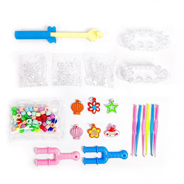 Великий набір гумок для плетіння браслетів Fashion Loom Bands у кейсі на 3 яруси для дітей