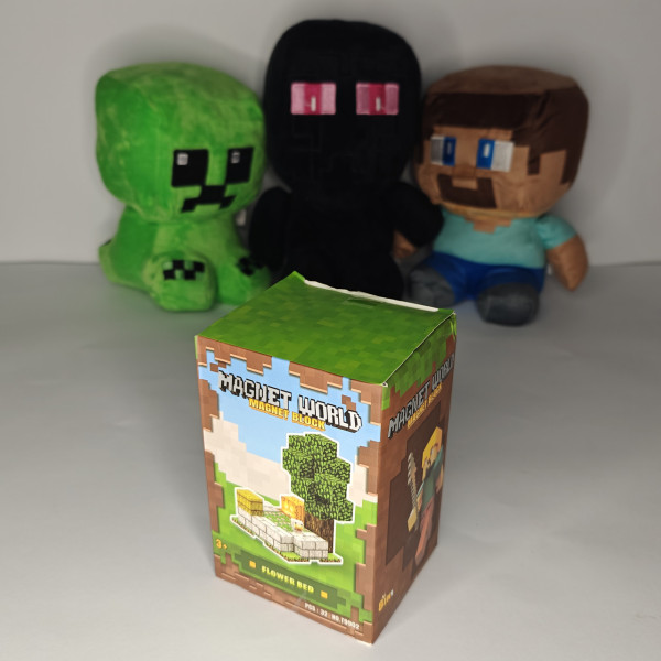 Детский Магнитный конструктор кубики Minecraft 32 штук из магнитных блоков, конструктор на магнитах из кубиков
