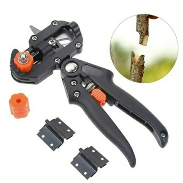 Прививальний секатор Grafting Tool з 3 змінними ножами, професійний інструмент для щеплення рослин