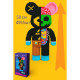 3D конструктор Magic Blocks «Dissected companion» Bearbrick 50 см - блоковий ведмедик у стилі KAWS, 4000+ деталей