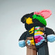 3D конструктор Magic Blocks «Dissected companion» Bearbrick 50 см - блоковий ведмедик у стилі KAWS, 4000+ деталей