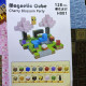 Магнітний конструктор з кубиків сцена сад Сакури 128 деталей Minecraft Magnetic Cube H001 — кубики майнкрафт