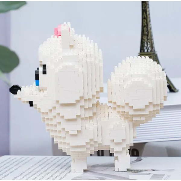 3D-конструктор у вигляді собаки Гіджет 24 см, Magic blocks Таємне життя домашніх тварин 2300 деталей