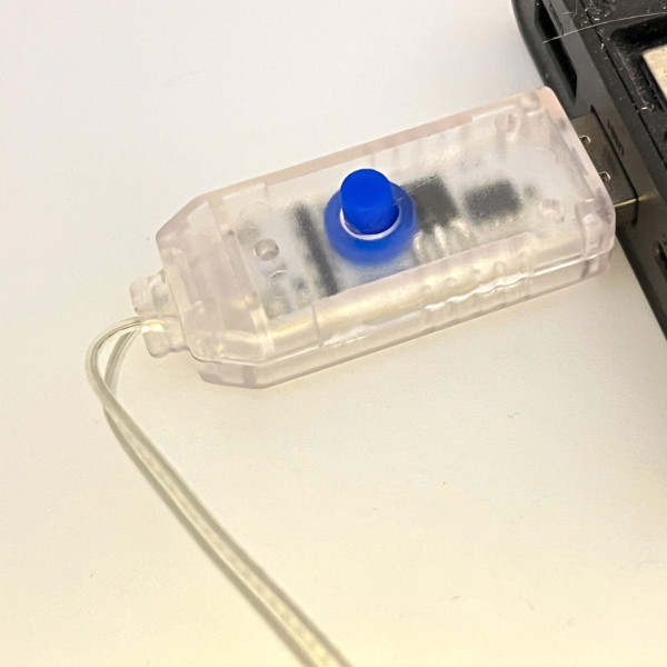 Гірлянда Мішура роса 60 метрів 1800 LED на ялинку USB, з пультом, срібний провід, тепле світло, пульт, 8 режимів