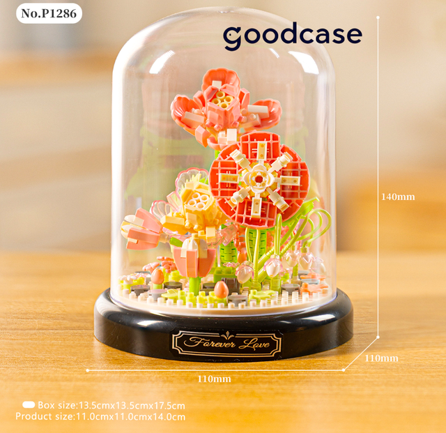Конструктор Розовые Камелии P1286 - GoodCase