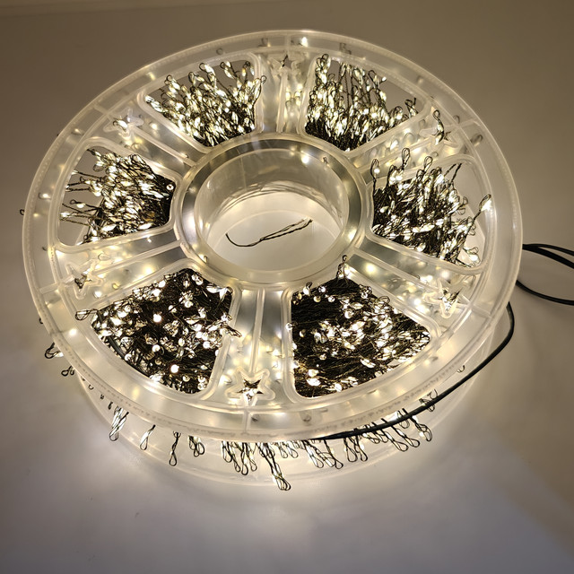 Новорічна гірлянда роса 1500 LED з пультом, на ялинку